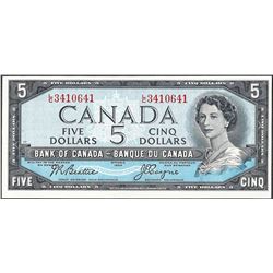 1954 $5 Bank of Canada Note