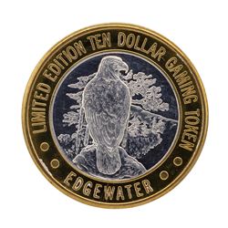 .999 Silver Edgewater Hotel & Casino Laughlin, NV $10 Casino Token Limited Editi
