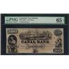 Image 1 : 1850's $500 Canal Bank New Orleans Obsolete Note PMG Gem Uncirculated 65EPQ