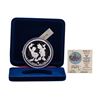 Image 1 : 1988 Rarities Mint Walt Disney Donald & Daisy 5 oz .999 Silver Coin w/Box & COA