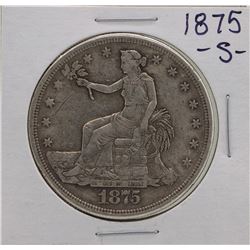 1875-S $1 Trade Silver Dollar Coin