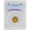 Image 1 : 1914 $2 1/2 Indian Head Quarter Eagle Gold Coin PCGS AU55