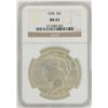 Image 1 : 1935 $1 Peace Silver Dollar Coin NGC MS63