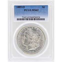 1885-O $1 Morgan Silver Dollar Coin PCGS MS62