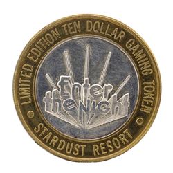 .999 Silver Stardust Resort Las Vegas, Nevada $10 Casino Limited Edition Gaming
