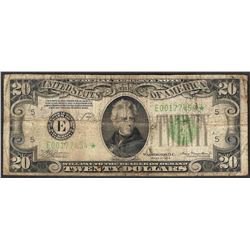 1934 $20 Federal Reserve STAR Note