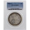 Image 1 : 1881-S $1 Morgan Silver Dollar Coin PCGS MS65