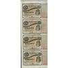 Image 1 : Uncut Sheet of (4) State of Louisiana Baby Bond Obsolete Notes