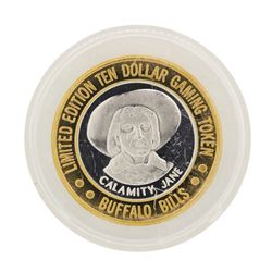 .999 Silver Buffalo Bills Resort & Casino Primm, NV $10 Limited Edition Gaming T