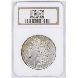 1883 $1 Morgan Silver Dollar Coin NGC MS62