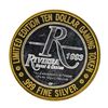 Image 1 : .999 Silver Riviera Hotel & Casino Las Vegas $10 Limited Edition Gaming Token