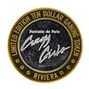 Image 2 : .999 Silver Riviera Hotel & Casino Las Vegas $10 Limited Edition Gaming Token