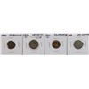 Image 1 : Lot of (4) ERROR Coins Including Clipped Planchets, Lamination, and Off Center E