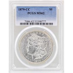 1879-CC $1 Morgan Silver Dollar Coin PCGS MS62