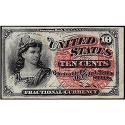 March 3, 1863 Ten Cents Fourth Issue Fractional Currency Note