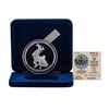 Image 1 : 1988 Rarities Mint Walt Disney Goofy & Pluto 5 oz .999 Silver Coin w/Box & COA