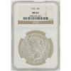 Image 1 : 1922 $1 Peace Silver Dollar Coin NGC MS63