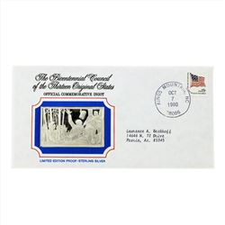 Bicentennial Council of the Thirteen Original States Silver Ingot