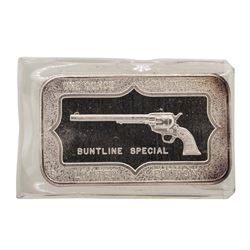 Buntline Special Limited Edition 1 oz .999 Fine Silver Art Bar