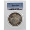 Image 1 : 1881-S $1 Morgan Silver Dollar Coin PCGS MS64