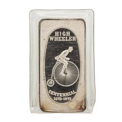 1873 High Wheeler Centennial Great Lakes Mint 1 oz .999 Fine Silver Art Bar