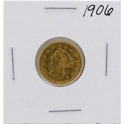 1906 $2 1/2 Liberty Head Quarter Eagle Gold Coin