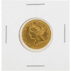 1906-D $5 Liberty Head Half Eagle Gold Coin