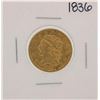 Image 1 : 1836 $5 Classic Head Gold Coin