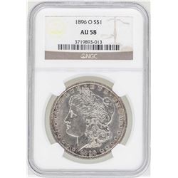 1896-O $1 Morgan Silver Dollar Coin NGC AU58