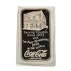 Image 1 : 1977 75th Anniversary Coca Cola 1 oz .999 Fine Silver Art Bar