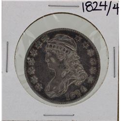 1824/4 Capped Bust Half Dollar Coin