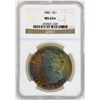 Image 1 : 1885 $1 Morgan Silver Dollar Coin NGC MS63* AMAZING TONING