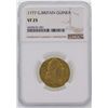 Image 1 : 1777 Great Britain Guinea Gold Coin NGC VF25