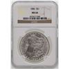 Image 1 : 1886 $1 Morgan Silver Dollar Coin NGC MS64