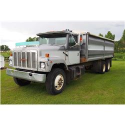 1988 International S2500 Tandem Truck, 466 Diesel Engine, 400 Hours On Rebuilt Engine, 24’ B&H W/Tar