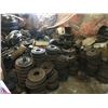 Image 1 : CORNER CONTENTS: ASSORTED WHEEL HUBS/BRAKE DRUMS/MOTOR PARTS & MORE