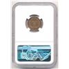 Image 2 : 1866 1C INDIAN CENT OBVERSE LAMINATION NGC MINT ERROR G4 BN ML1