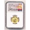 Image 1 : 2016-W GOLD STANDING LIBERTY CENTENNIAL QUARTER 1/4 OZ 24K GOLD NGC SP 70 100TH ANNIVERSARY