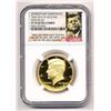 Image 1 : 2014-W GOLD HIGH RELIEF KENNEDY HALF DOLLAR NGC PF 70 ULTRA CAMEO 50TH ANNIVERSARY