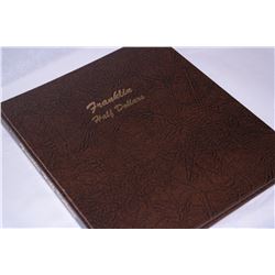 COMPLETE SET OF FRANKLIN SILVER HALF DOLLARS IN DANSCO ALBUM 1948-1963 (35-COINS)