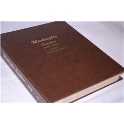 1932-1991 PARTIAL WASHINGTON QUARTERS SET IN DANSCO ALBUM MOSTLY SILVER (65 COINS)