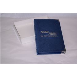 HIGHLY COLLECTIBLE 1993 STAR-TREK VINTAGE SILVER ROUND WITH BOX AND COA