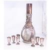 Image 1 : RARE 950 Silver Decanter Bottle Set Fine Silver