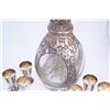 Image 7 : RARE 950 Silver Decanter Bottle Set Fine Silver
