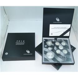 2014 UNITED STATES MINT LIMITED EDITION SILVER PROOF SET 8-COINS IN ORIGINAL GOVT PACKAGING