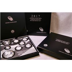 2017 UNITED STATES MINT LIMITED EDITION SILVER PROOF SET 8-COINS IN ORIGINAL GOVT PACKAGING