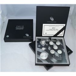 2012 UNITED STATES MINT LIMITED EDITION SILVER PROOF SET 8-COINS IN ORIGINAL GOVT PACKAGING