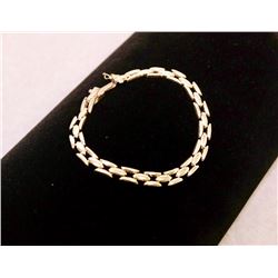 Vintage Womens Italian 14k Gold Bracelet 14.6 grams