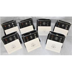 LOT OF (13) US MINT PREMIER SILVER PROOF SETS 1992-1998