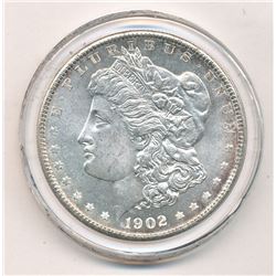 1902-O MORGAN SILVER DOLLAR